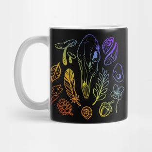 Nature collector in rainbow Mug